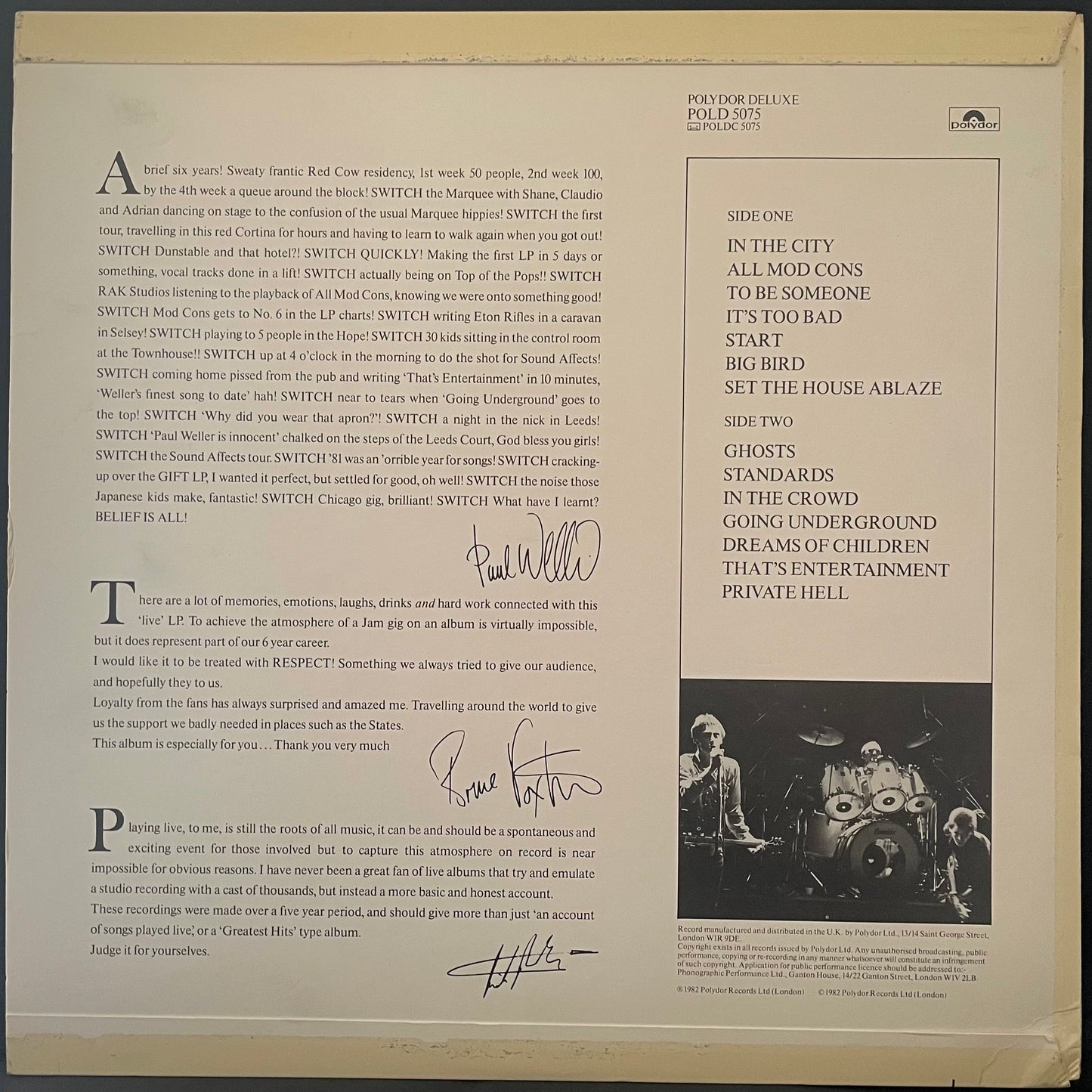 The Jam – Dig The New Breed - USED Vinyl LP