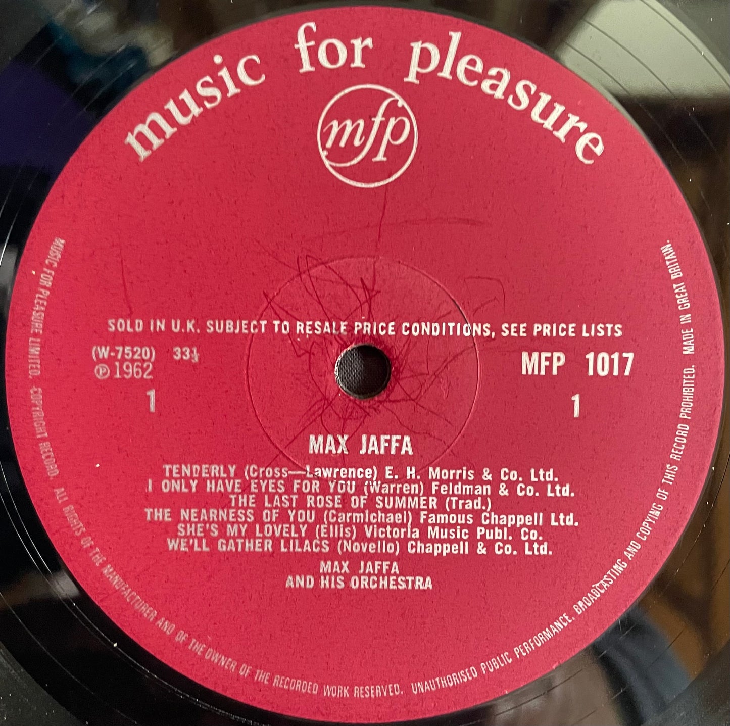 Max Jaffa – I'll See You In My Dreams - USED Vinyl LP MONO