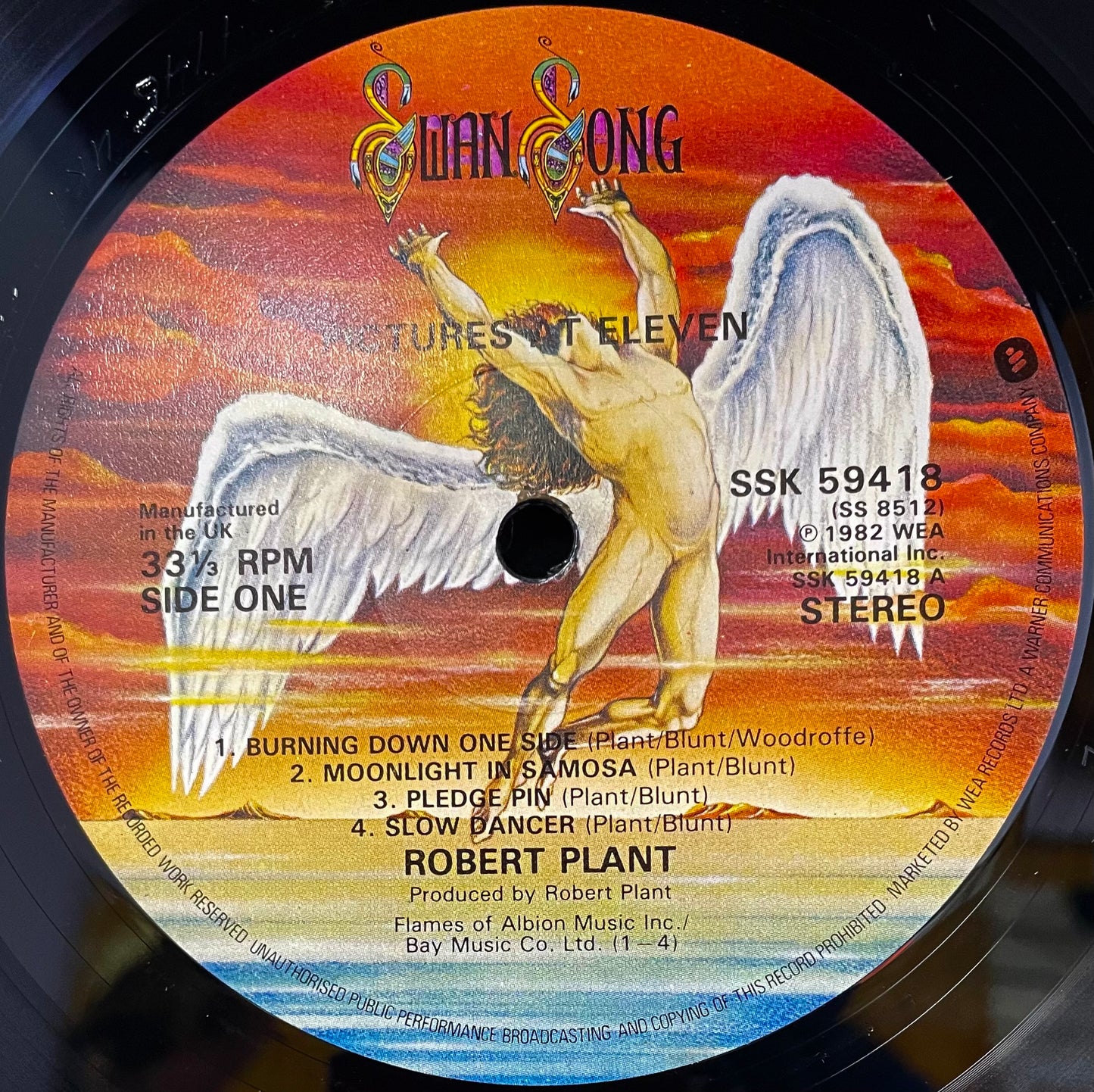 Robert Plant – Pictures At Eleven - USED Vinyl LP
