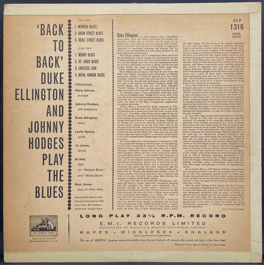 Duke Ellington &amp; Johnny Hodges – Back To Back – GEBRAUCHTE Vinyl-LP - MONO