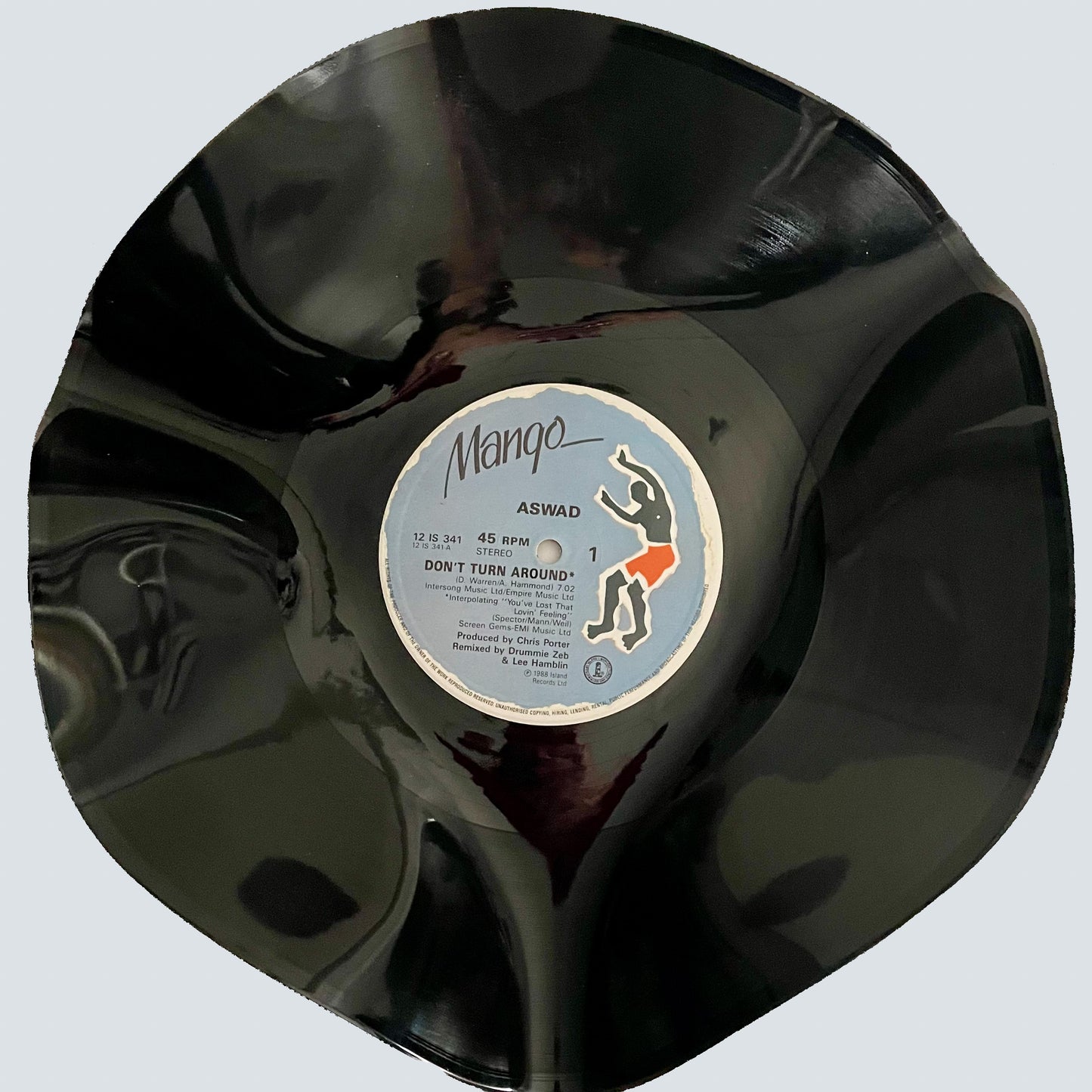 Die 12"-Vinyl-Schallplattenschale „Mango“