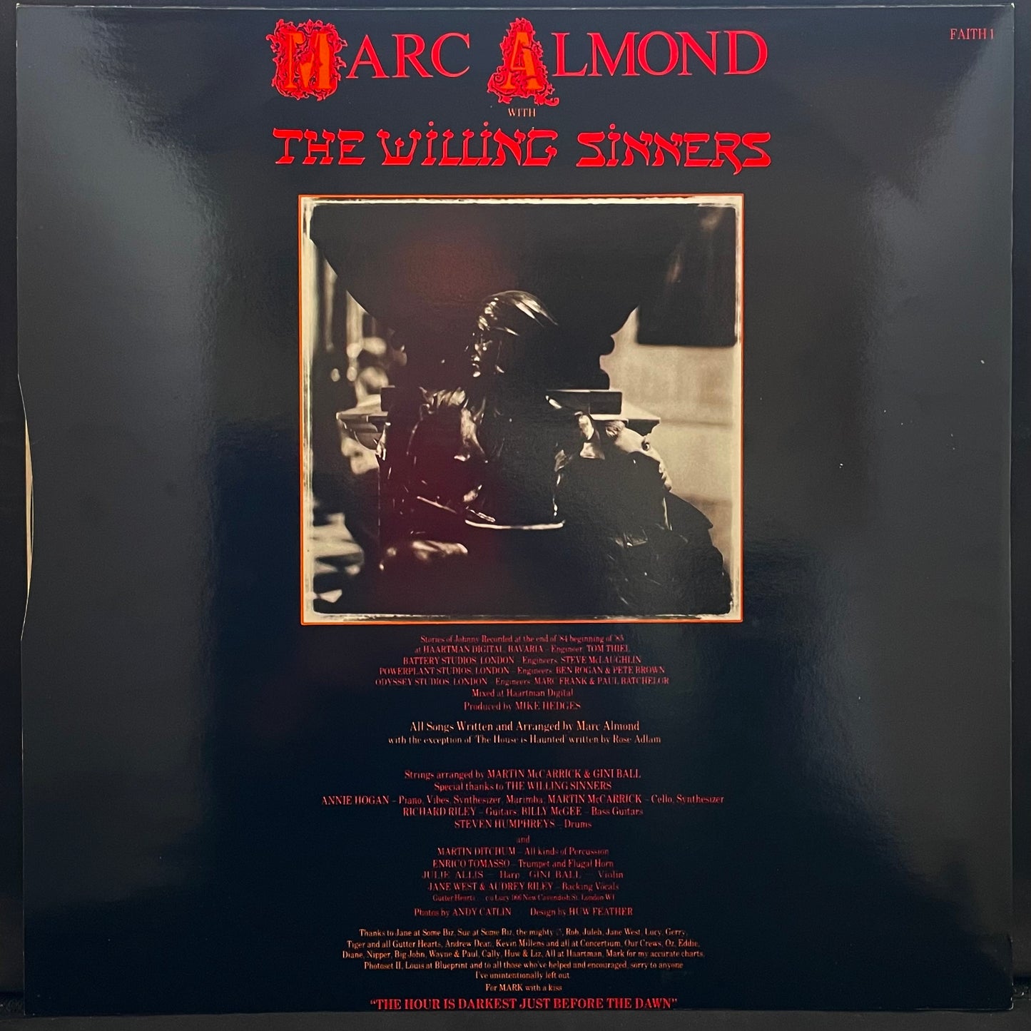 Marc Almond – Stories Of Johnny – USED Vinyl LP - Limited Edition