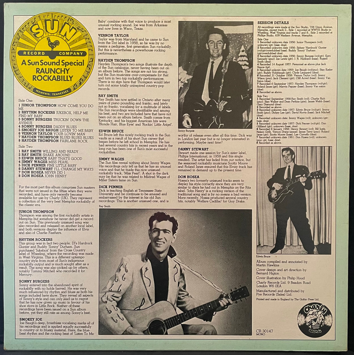 Various – Sun Sound Special: Raunchy Rockabilly - USED Vinyl LP