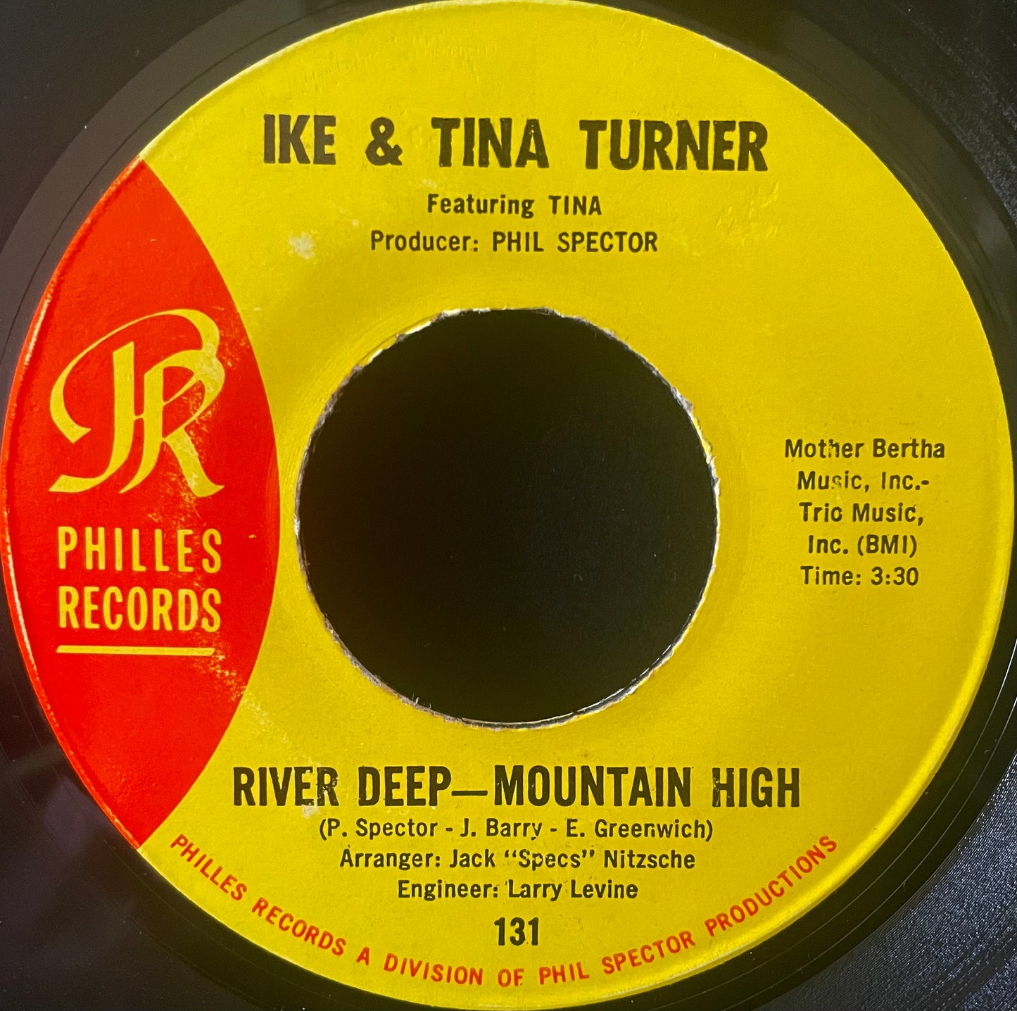 Ike & Tina Turner– River Deep Mountain High - USED Vinyl 7" Single