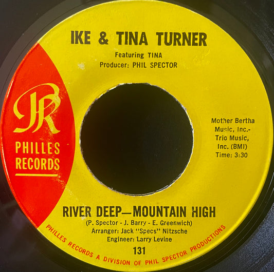 Ike & Tina Turner– River Deep Mountain High - USED Vinyl 7" Single