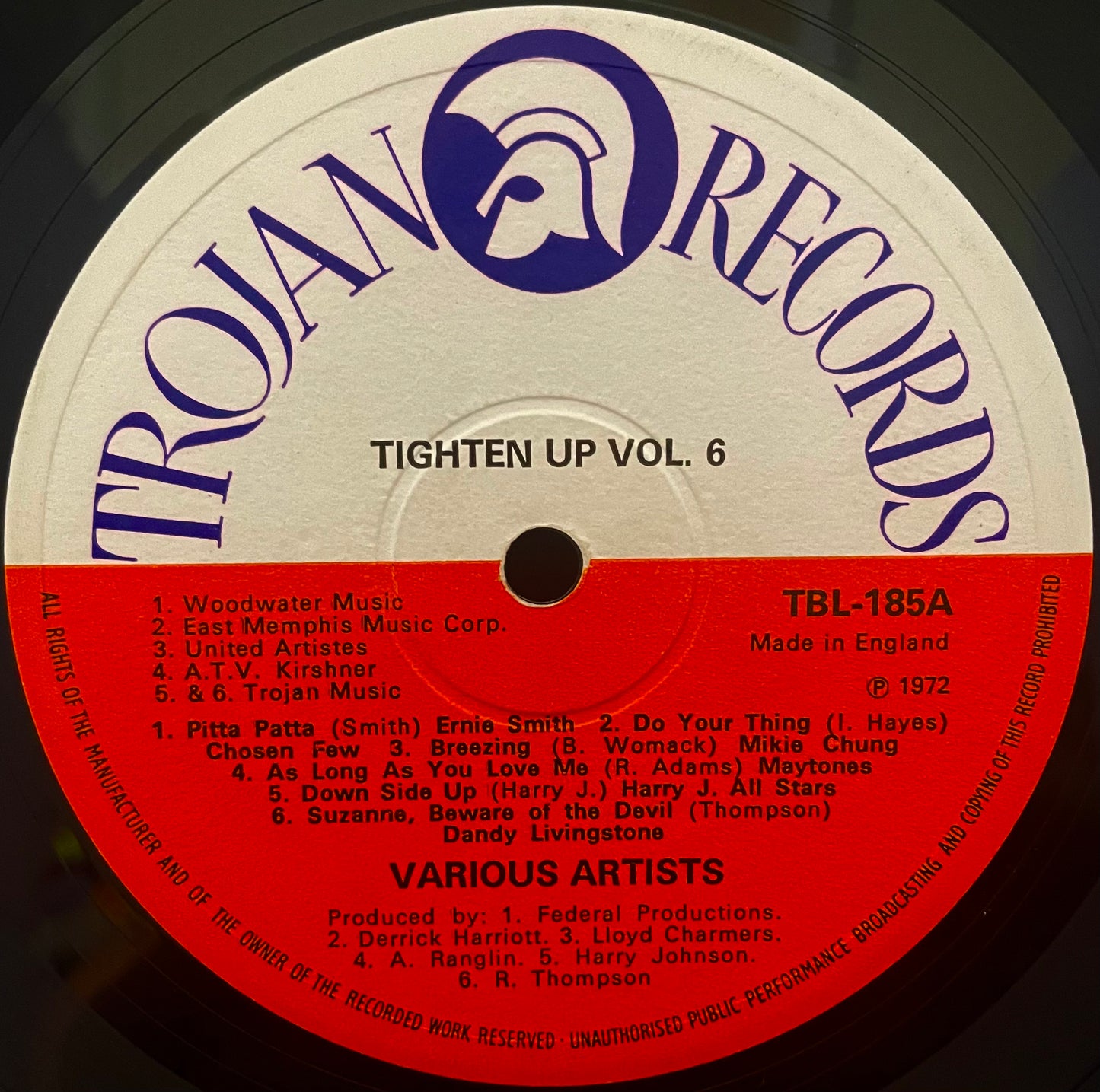 Various – Tighten Up Volume 6 - USED Vinyl LP