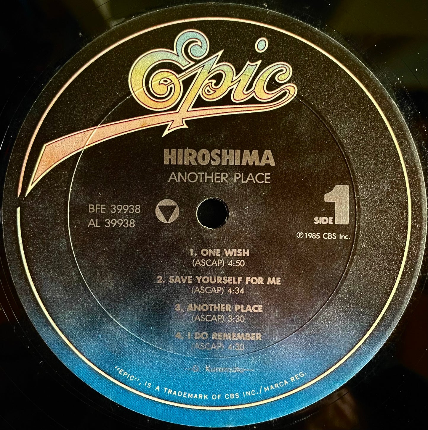 Hiroshima – Another Place - USED Vinyl LP