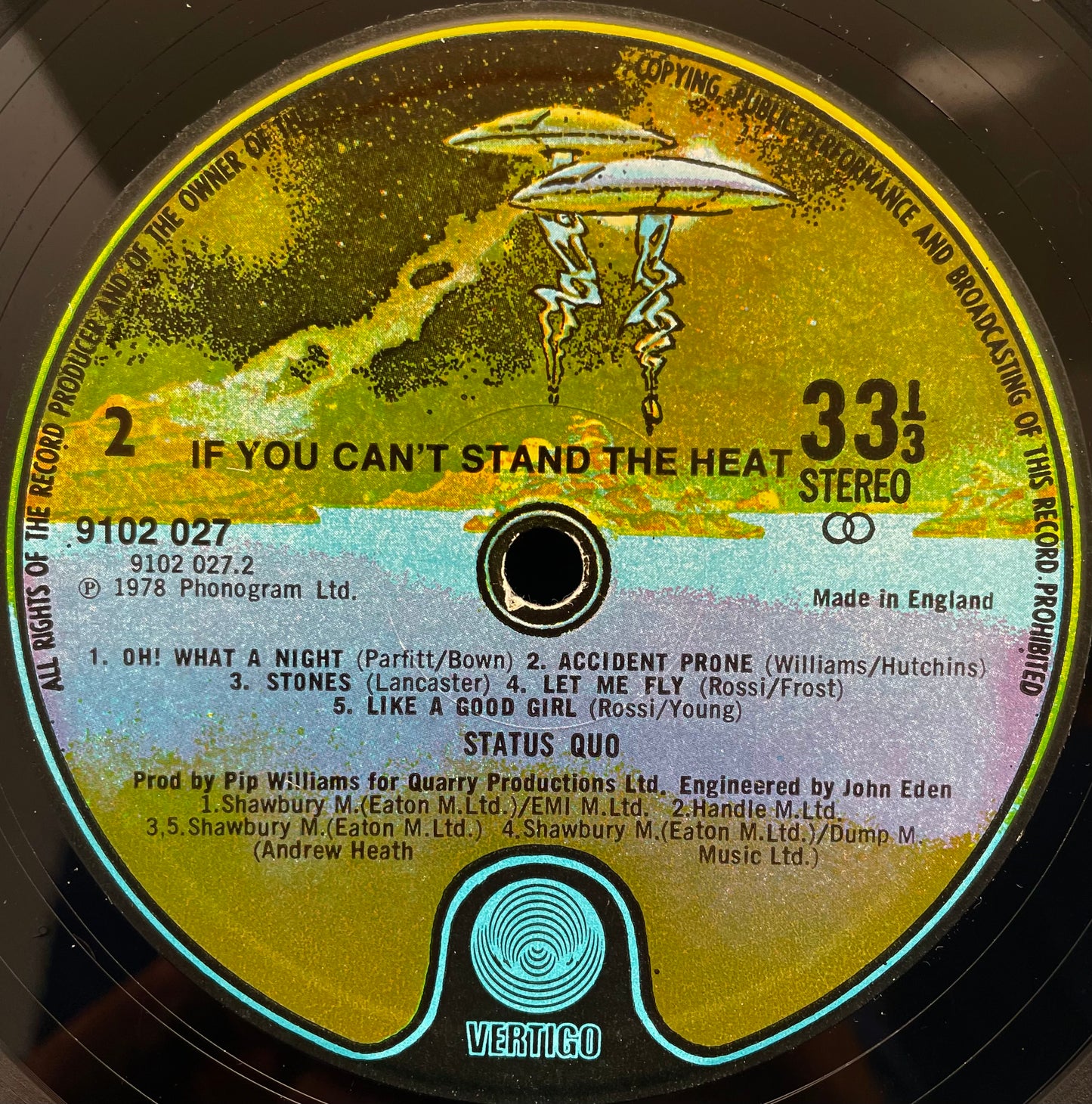 Status Quo – If You Can't Stand The Heat... – GEBRAUCHTE Vinyl-LP