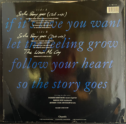 Living In A Box – So The Story Goes - USED Vinyl 12" Single