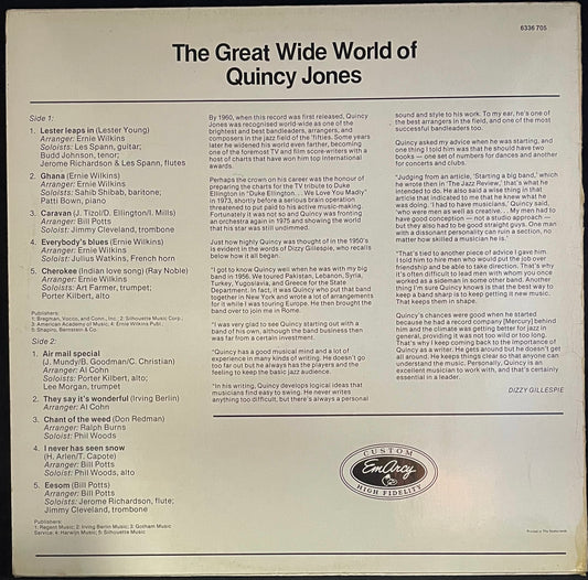 Quincy Jones – The Great Wide World Of Quincy Jones - USED Vinyl LP