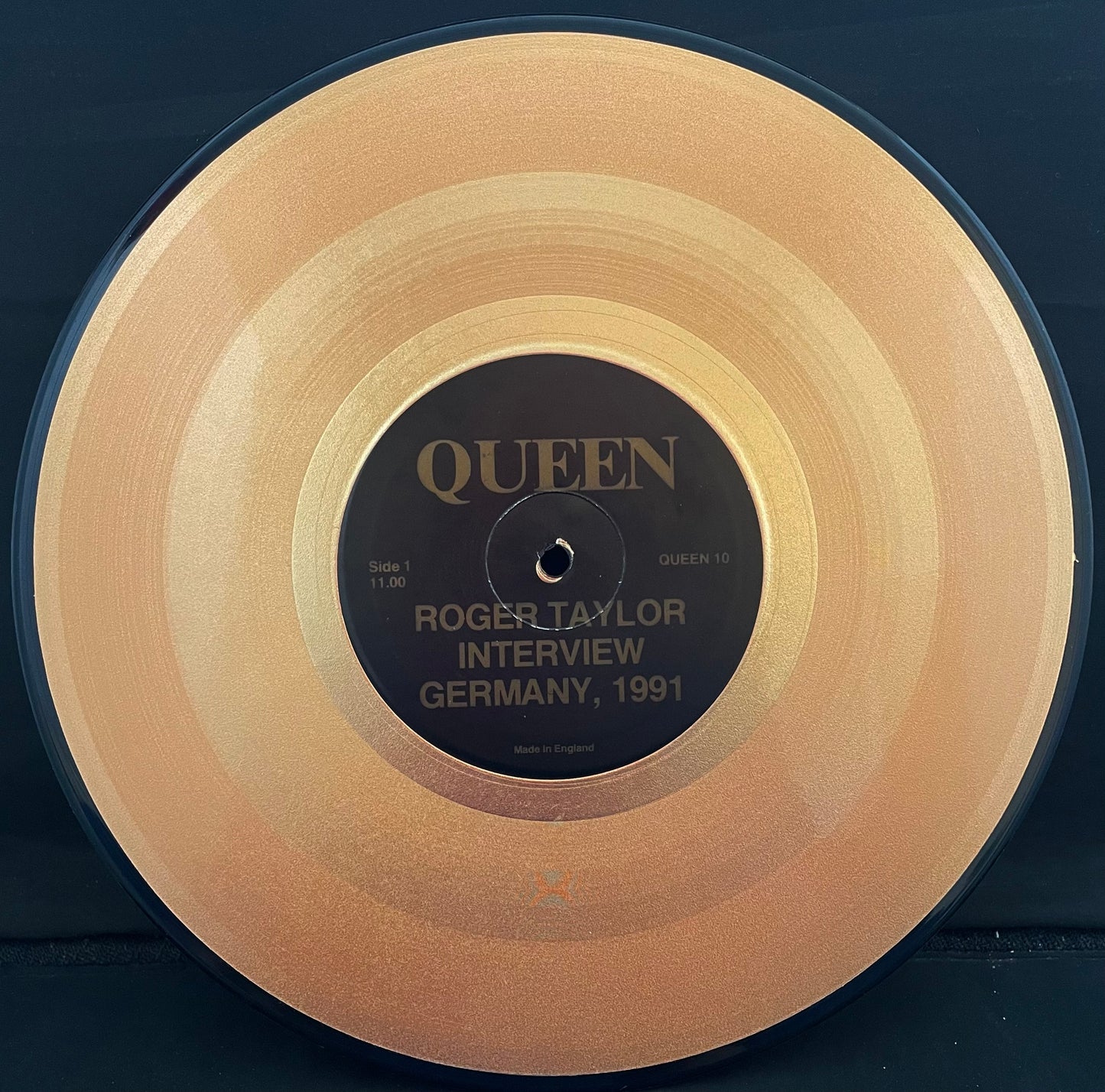 Roger Taylor, Queen – Interview – USED Vinyl 10" LP GOLD