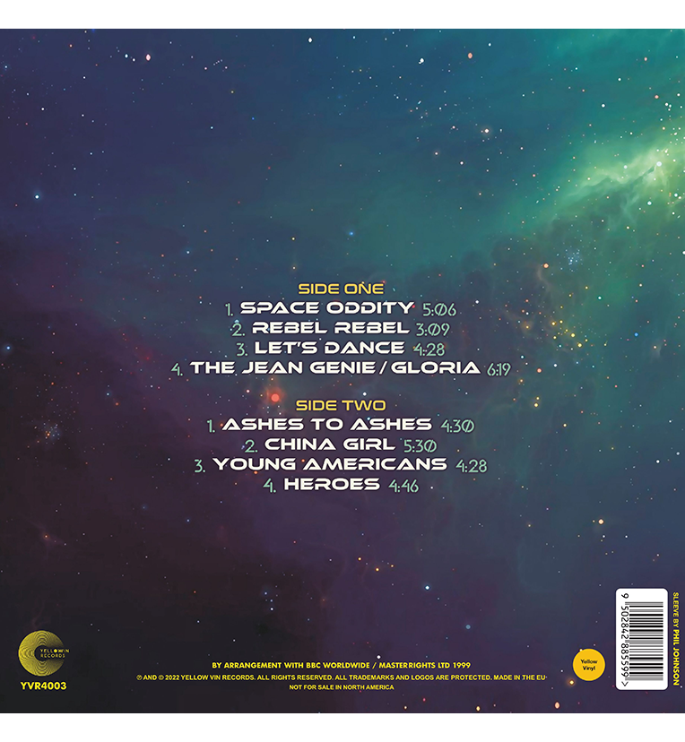 David Bowie – Odyssey: Live in Milton Keynes, 1990 (Special Edition 12-Inch Album on Yellow Vinyl)