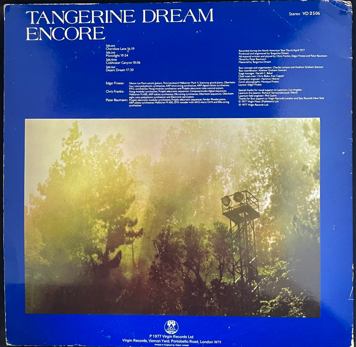 Tangerine Dream – Encore - USED Vinyl 2LP
