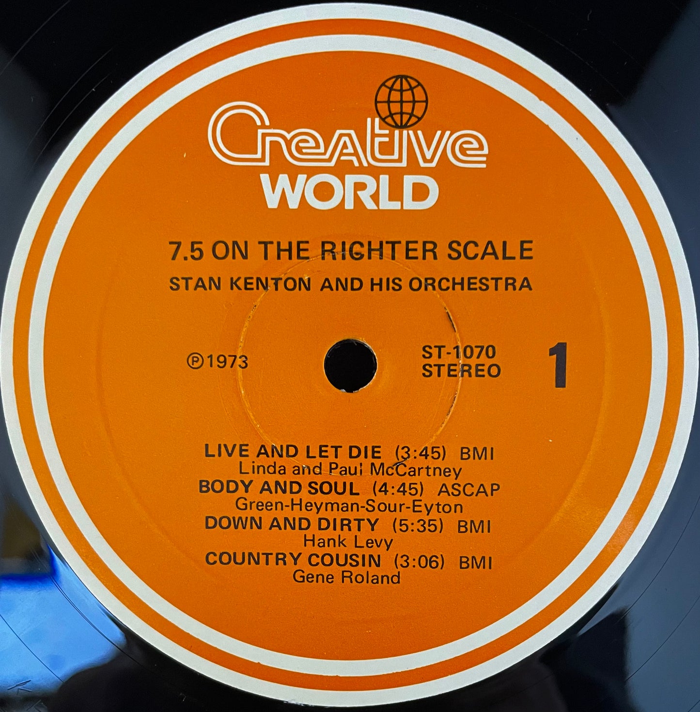 Stan Kenton & His Orchestra – 7.5 On The Richter Scale - USED Vinyl LP