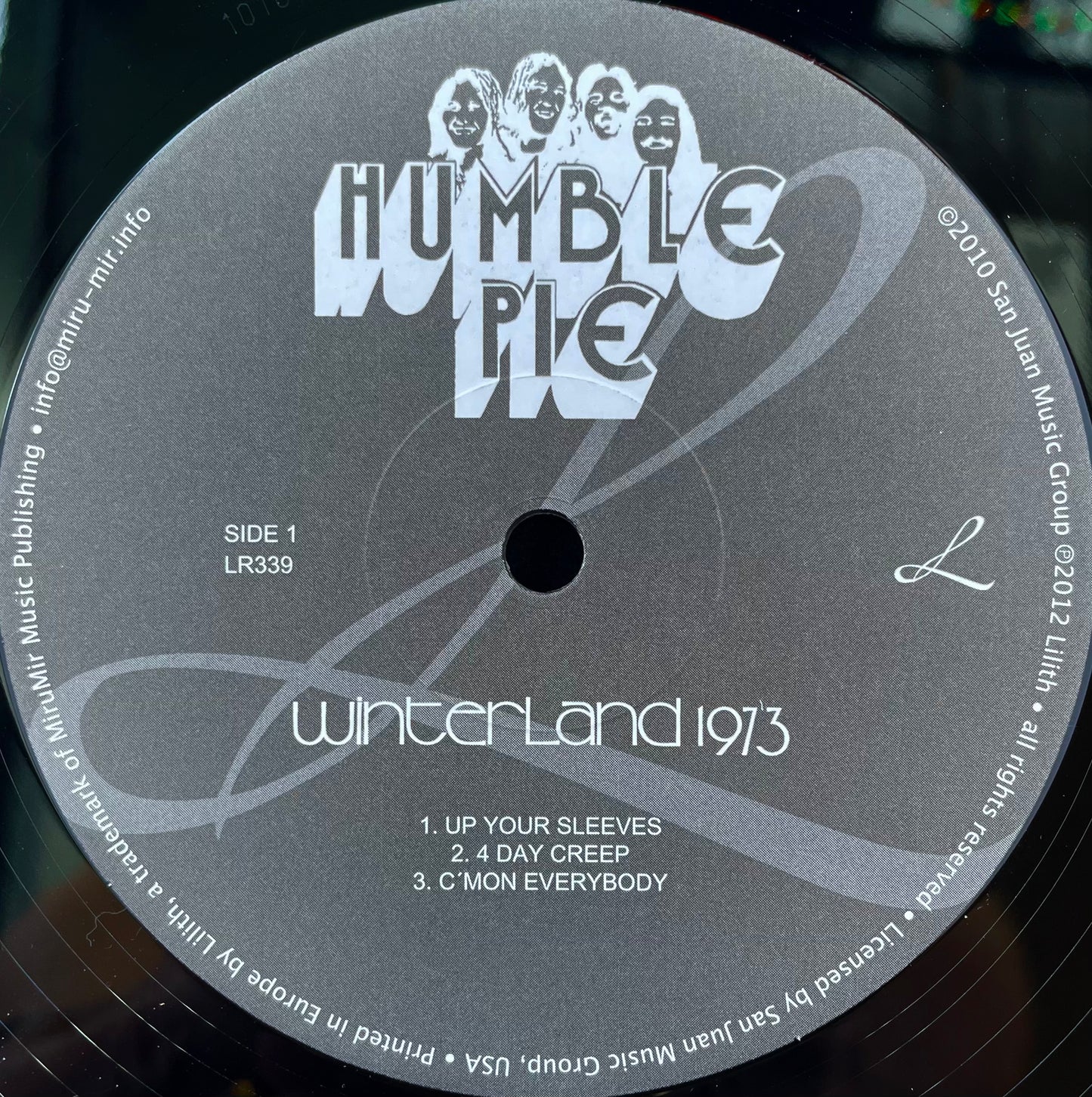 Humble Pie – Winterland 1973 - USED 180G Vinyl 2LP