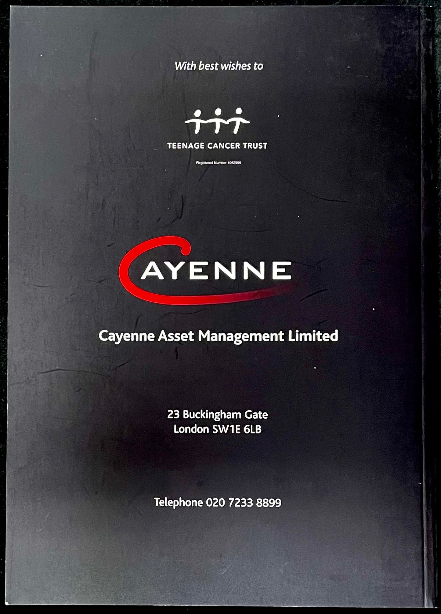 Teenage Cancer Trust Royal Albert Hall 2007 Programme