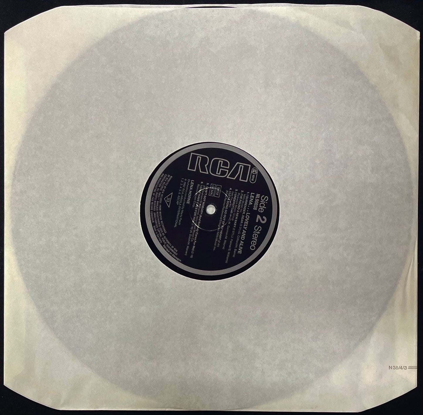 Lena Horne – Lena Lovely And Alive - USED Vinyl LP