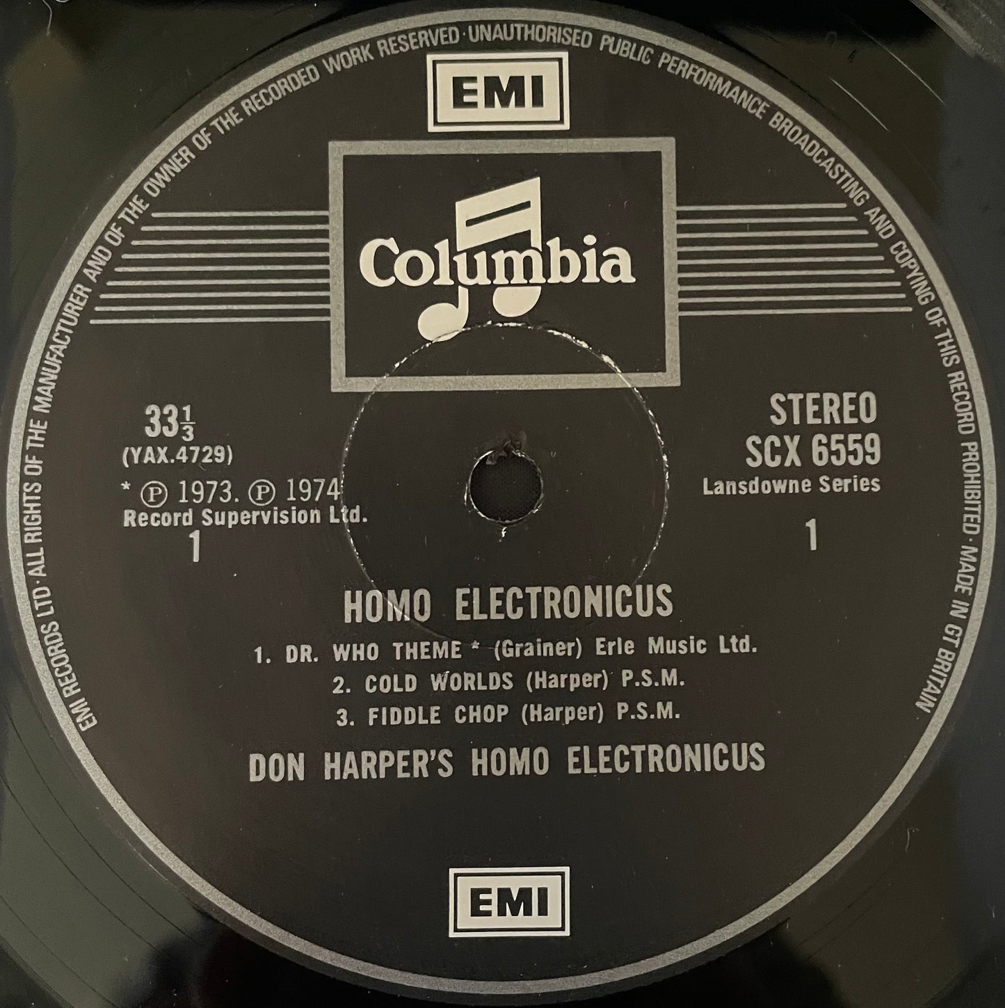 Don Harper – Homo Electronicus - USED Vinyl LP