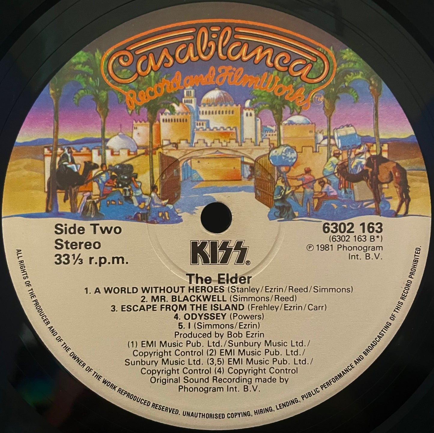 Kiss – (Music From) The Elder - USED Vinyl 2LP