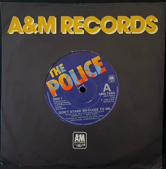 The Police – Don't Stand So Close To Me - USED Vinyl 7" Single