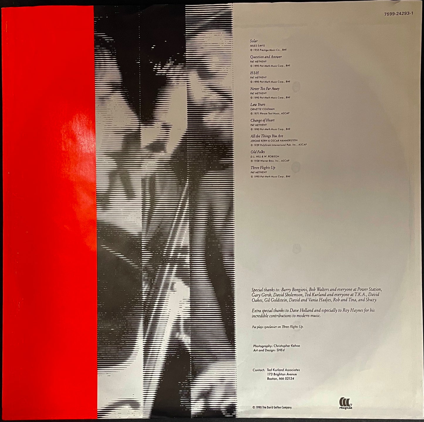 Pat Metheny w/ Dave Holland & Roy Haynes – Question And Answer - USED Vinyl LP