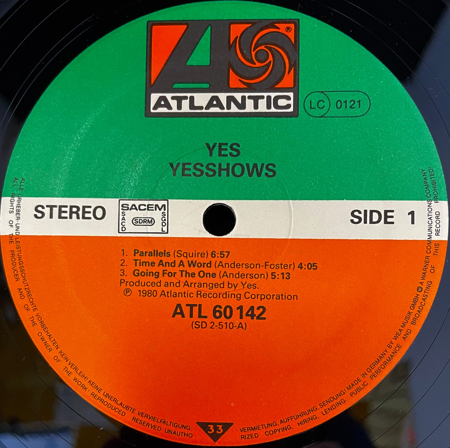 Yes – Yesshows - USED Vinyl 2LP