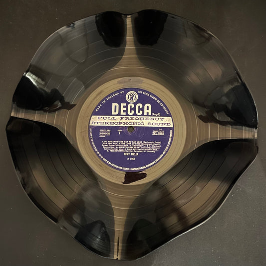 Die 12"-Vinyl-Schallplattenschale „Decca“