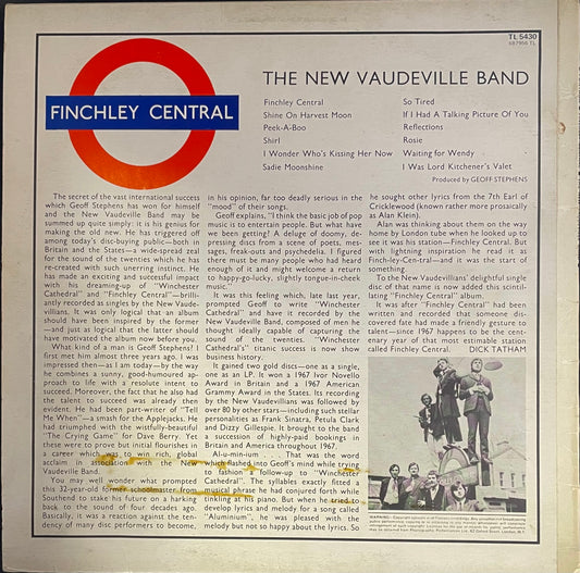 The New Vaudeville Band – Finchley Central- USED Vinyl LP MONO