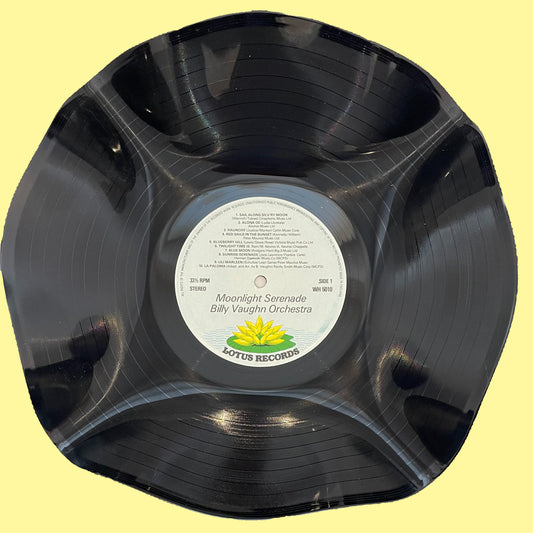 Die 12"-Vinyl-Schallplattenschale „Lotus“