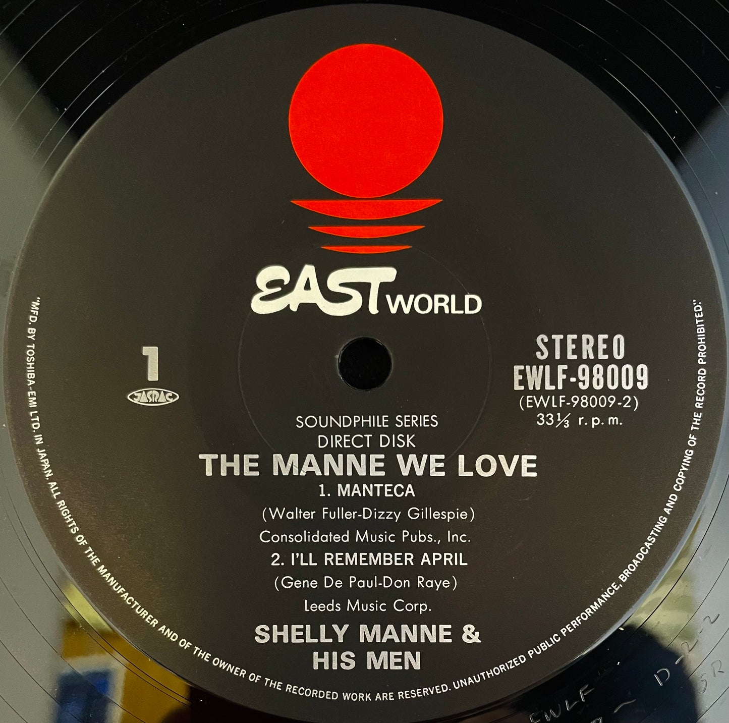 Shelly Manne & His Men – The Manne We Love - USED Vinyl LP