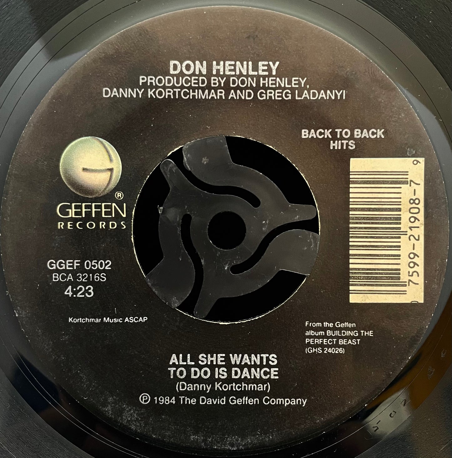 Don Henley – All She Wants To Do Is Dance – USED Vinyl 7" Single