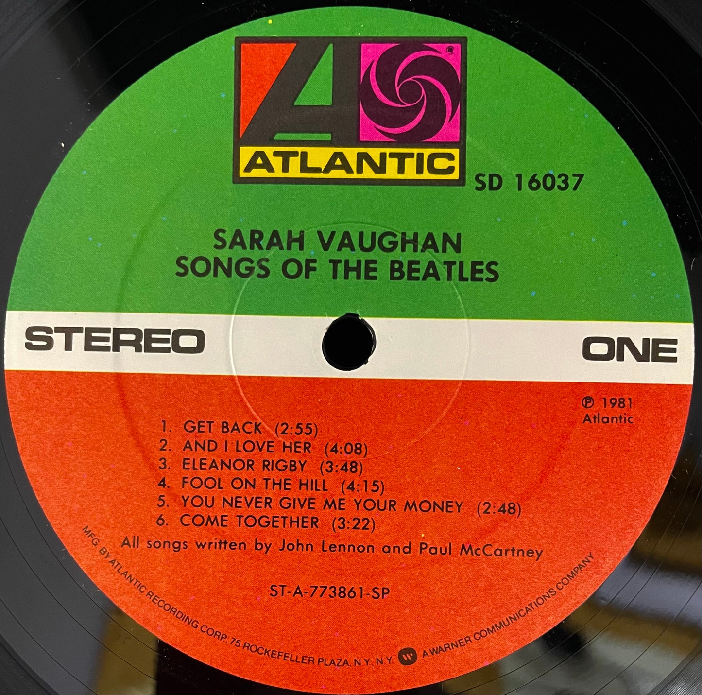 Sarah Vaughan – Songs Of The Beatles - USED Vinyl LP