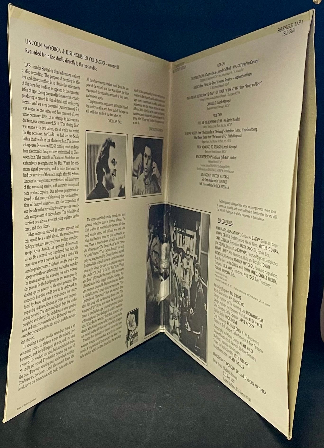 Lincoln Mayorga – Lincoln Mayorga & Distinguished Colleagues - Volume III - USED Vinyl LP