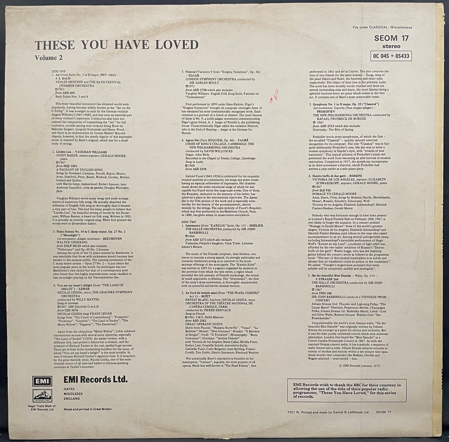 Various – These You Have Loved - Volume 2 – gebrauchte Vinyl-LP