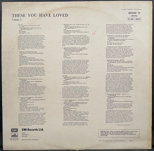 Various – These You Have Loved - Volume 2 – gebrauchte Vinyl-LP