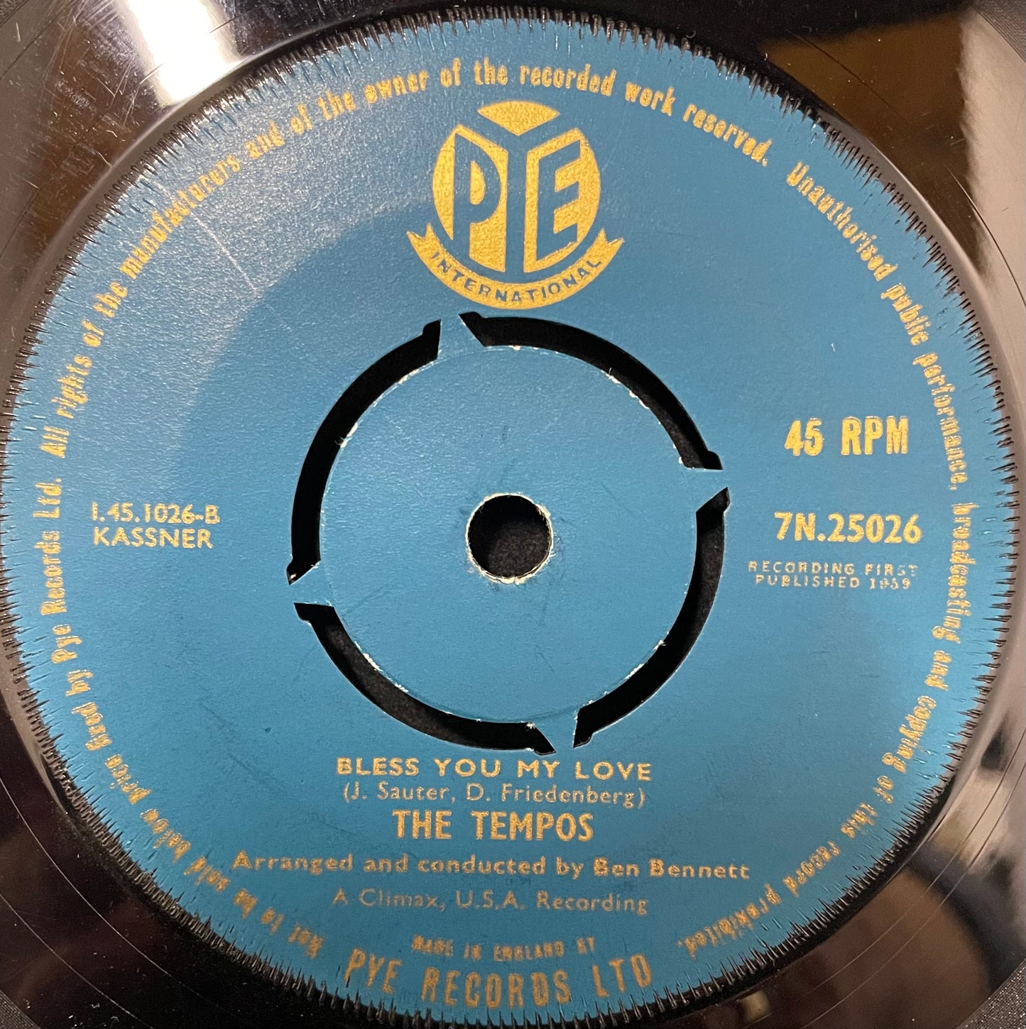 The Tempos – See You In September - USED Vinyl 7" Single