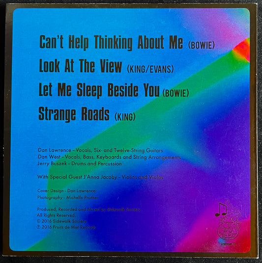 Sidewalk Society – Can't Help Thinking About Me - USED Vinyl 7" EP SMOKE Vinyl