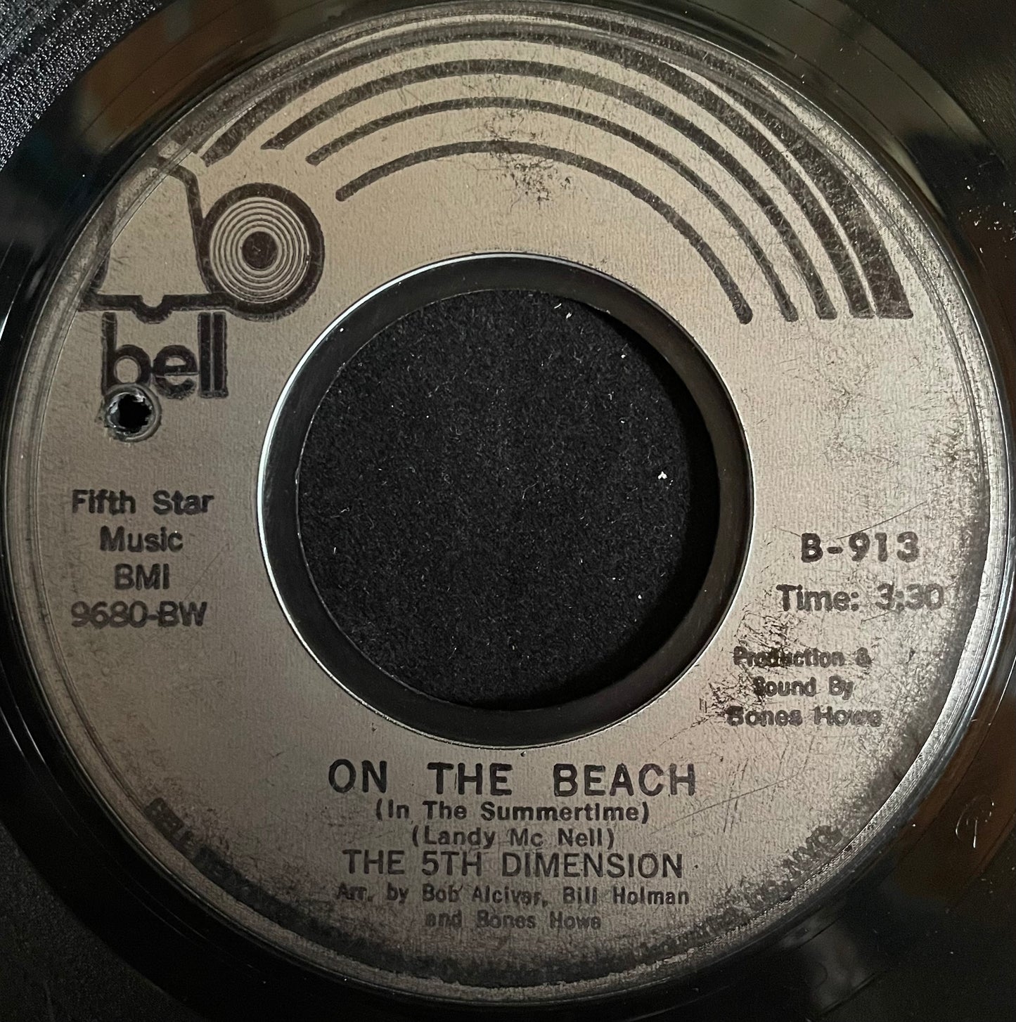 The 5th Dimension – On The Beach (In The Summertime) - USED Vinyl 7" Single