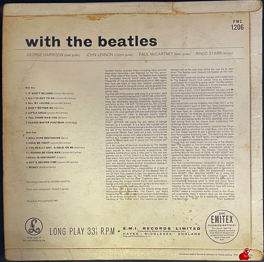 The Beatles – With The Beatles - USED Vinyl LP MONO