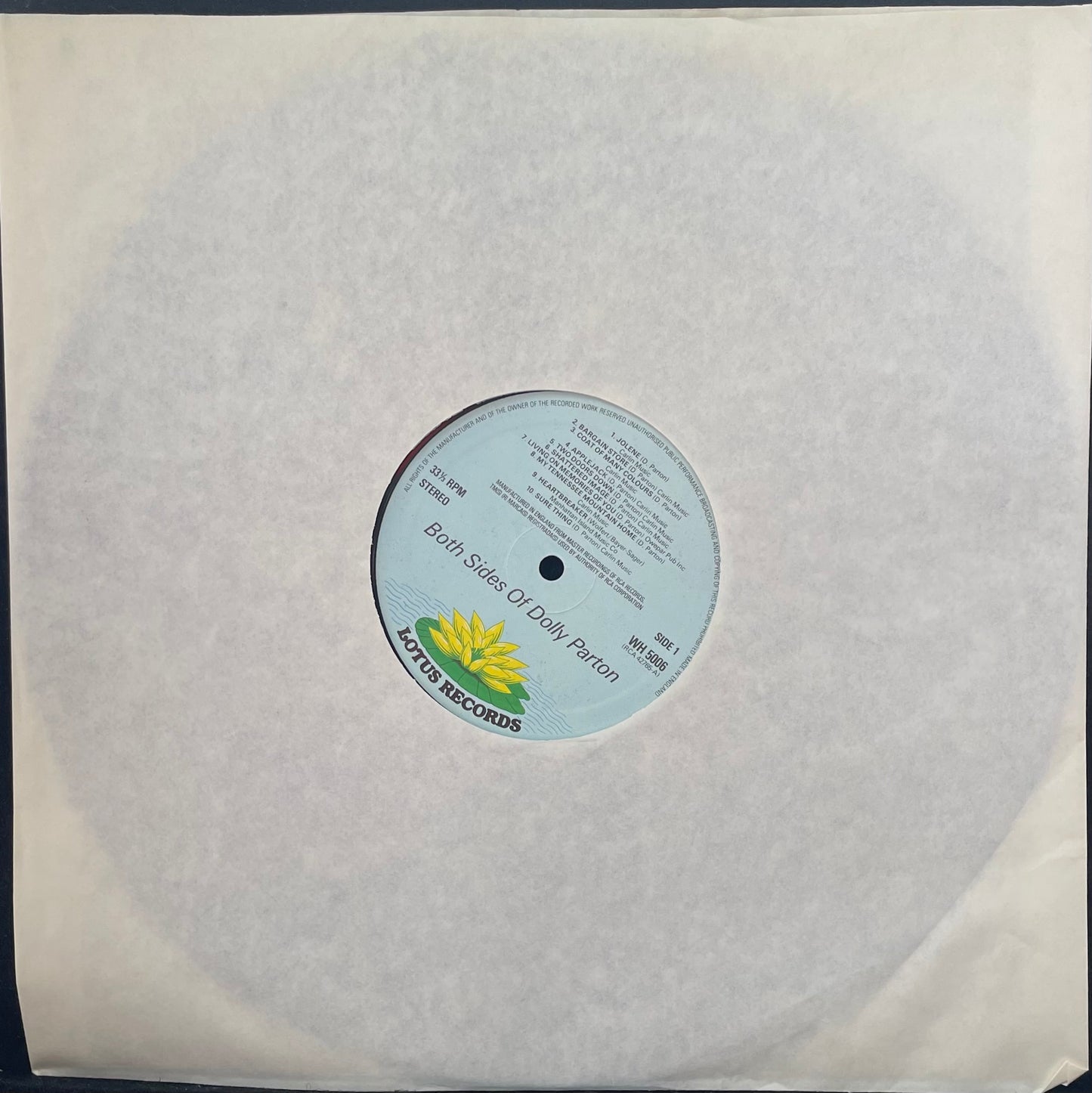 Dolly Parton – Both Sides Of Dolly Parton - USED Vinyl LP