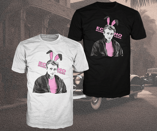 Official Echo & The Bunnymen 'James Dean' Bunny Ears T-Shirt
