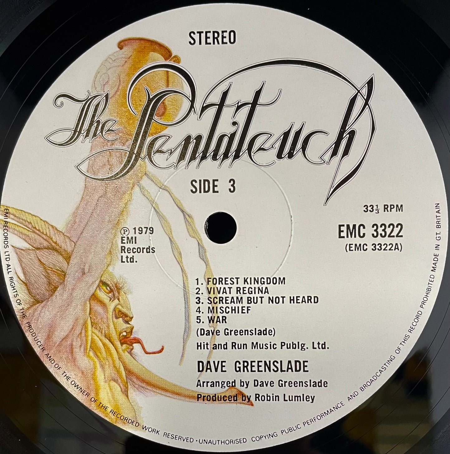 Patrick Woodroffe / Dave Greenslade – The Pentateuch Of The Cosmogony - USED Vinyl 2LP Book