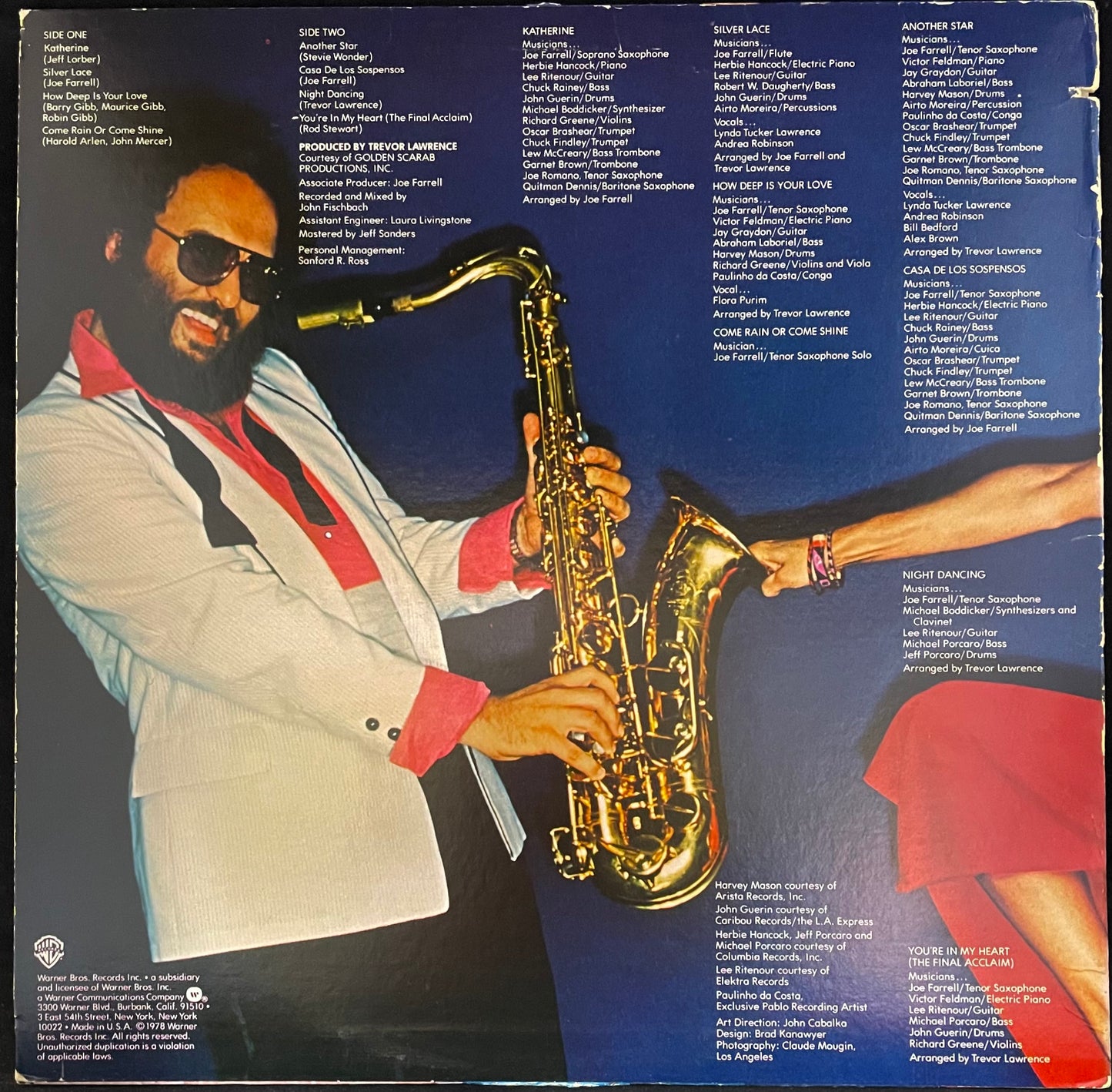 Joe Farrell – Night Dancing - USED Vinyl LP