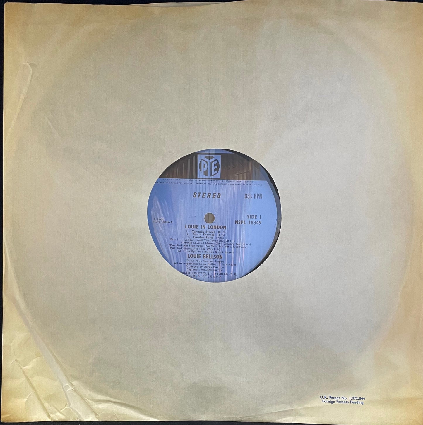 Louis Bellson – Louie In London - USED Vinyl LP