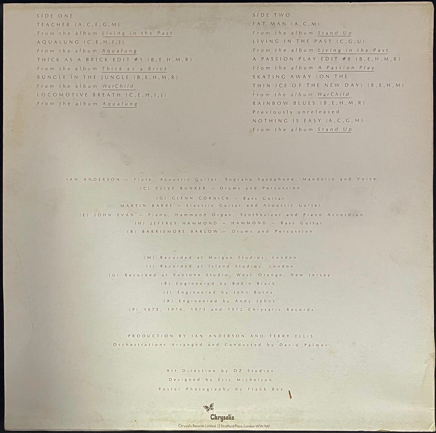 Jethro Tull – M.U. - The Best Of Jethro Tull - USED Vinyl LP