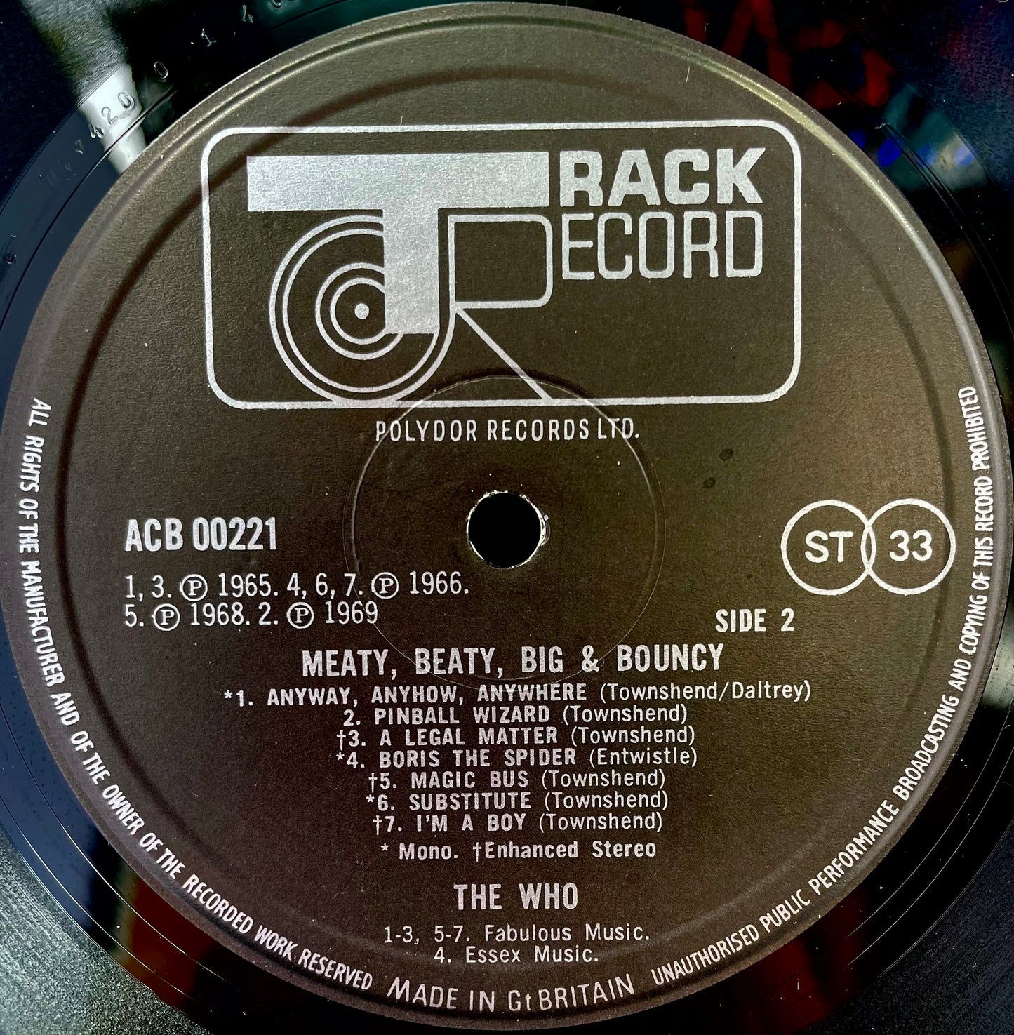 The Who – Meaty Beaty Big & Bouncy - USED Vinyl LP