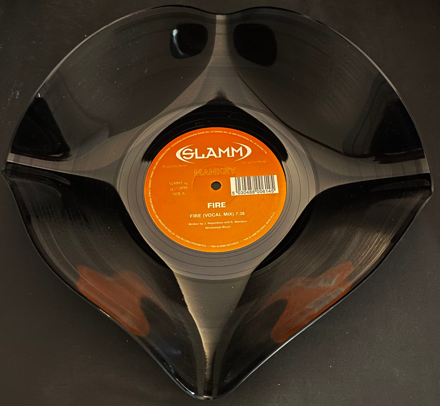 Die 12"-Vinyl-Schallplattenschale „Slamm“