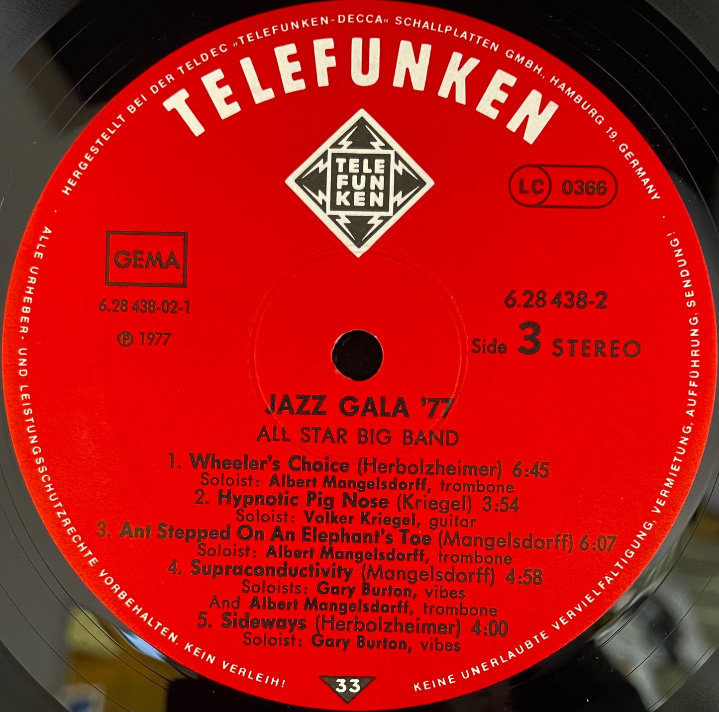 Jazz Gala 77 All Star Big Band – Jazz Gala 77 All Star Big Band - USED Vinyl 2LP