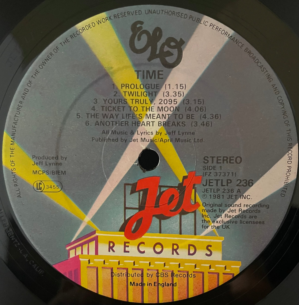 ELO – Time - USED Vinyl 12" LP