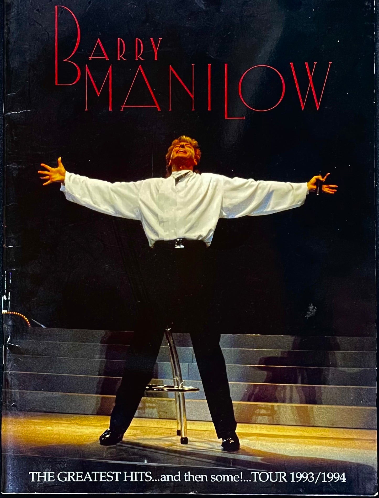Barry Manilow - The Greatest Hits…and then some! 1992- 1993 Tour Programme